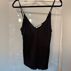 Abercrombie & Fitch Spaghetti Tank Top- Black